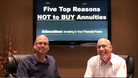 Top Five Reasons Not to Buy an Annuity