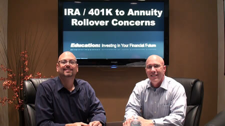 IRA / 401k to Annuity Rollover Concerns