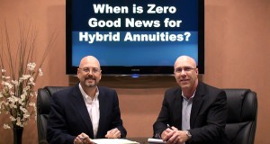 When is Zero Good News for Hybrid Annuities?