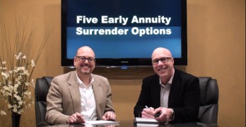 The Annuity Guys video talking about Five Early Annuity Surrender Options