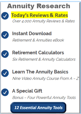 Annuity Rates and Reviews Research Tools