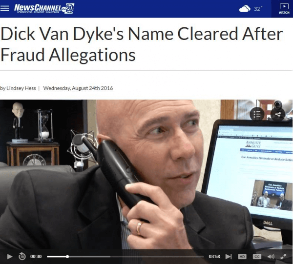 Dick Van Dyke Innocent of Fraud!